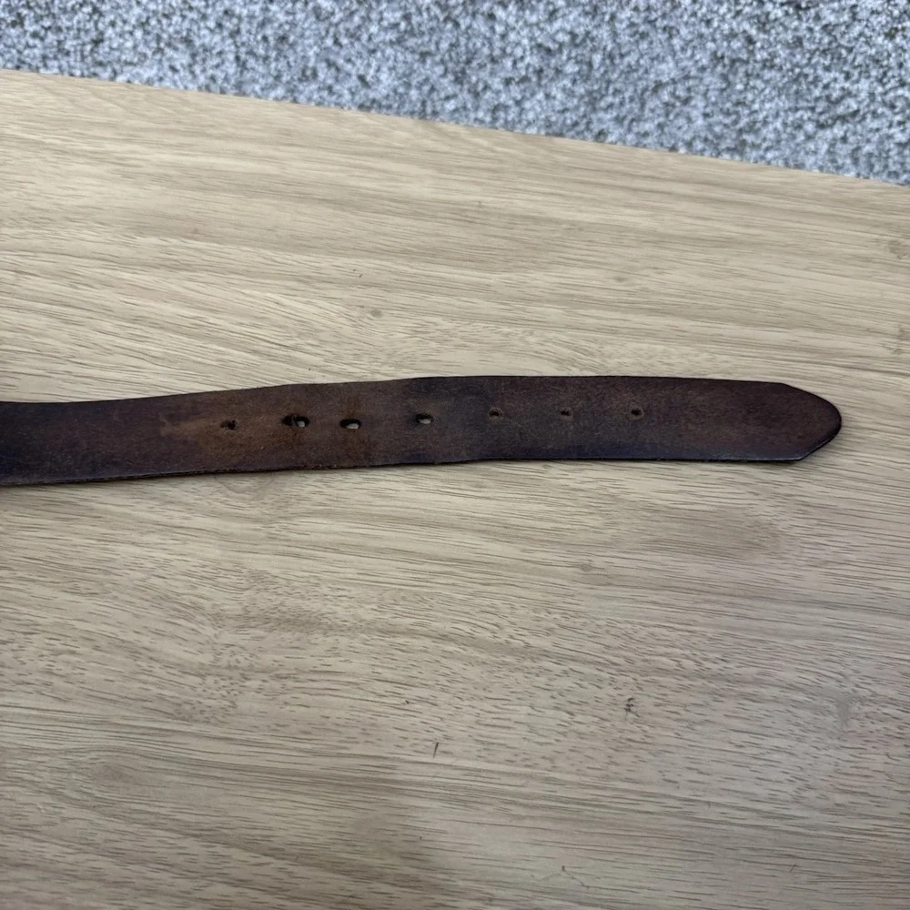 Vintage Tony Lama‎ Belt  Men's Size 40 Brown Leather Western Made In USA K1207